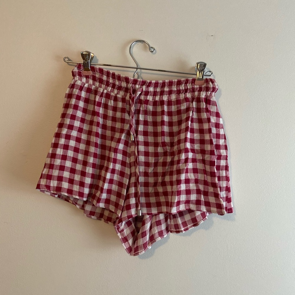 Forever 21 red gingham shorts